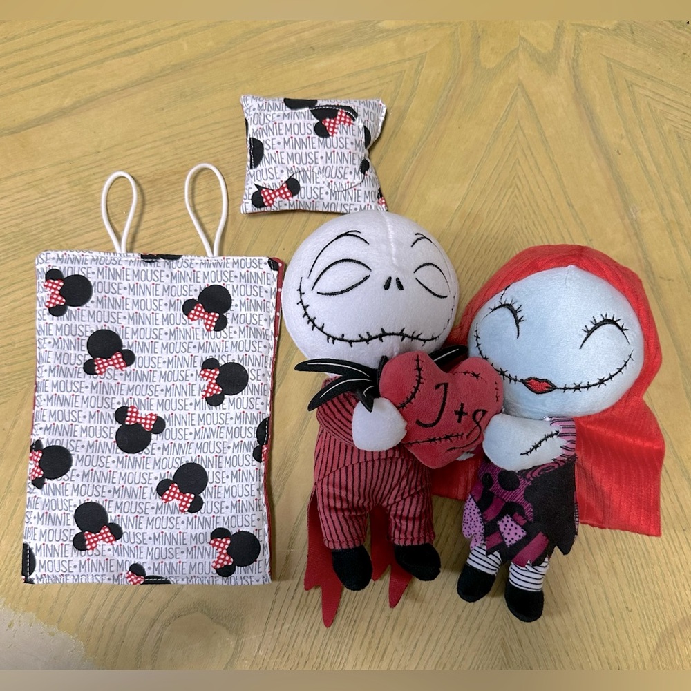 Disney The Nightmare Before Christmas Jack & Sally Exclusive 8-Inch Plush Set